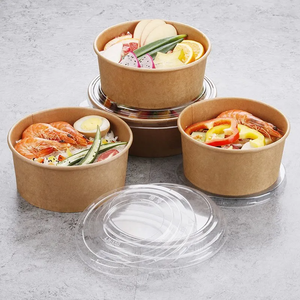 Kraft Paper Food Container Noodle Tray