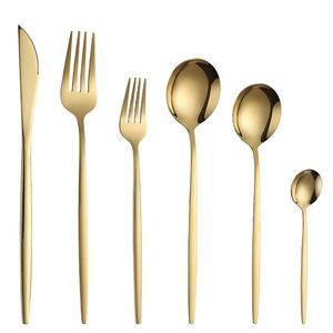 Luxury Gold Cutlery Stainless Steel Set