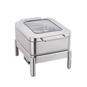 4L Food Warmer Serving Dish Buffet Catering Stainless Steel Chafing Tray