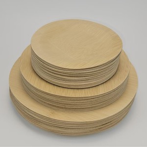 Disposable Bamboo Plates Biodegradable Compostable Eco Friendly Dinnerware