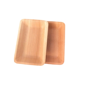 Minimalist Press Natural Areca Serving Tray