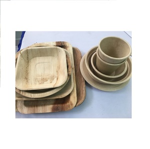 Eco-Friendly Areca Leaf Bowls and Plate Dinnerware